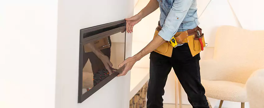 Metal Fireplace Installation in Winter Haven, Florida