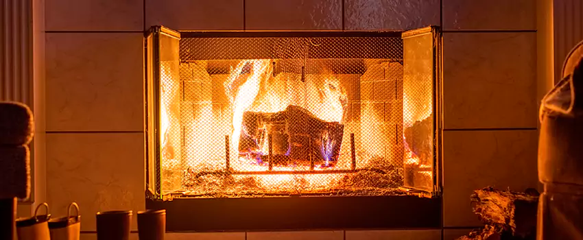 Mendota Hearth Landscape Fireplace Installation in Winter Haven, Florida