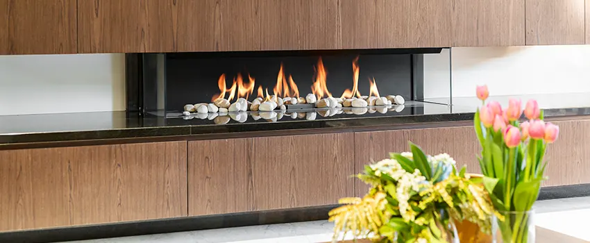 Double-height Fireplace Design Refurbishment in Winter Haven, Florida